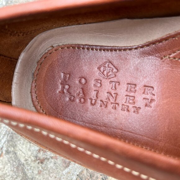 Foster Rainey Country Tassel Loafers Brown Leather Slip On Men\'s Size 8 M main image 12